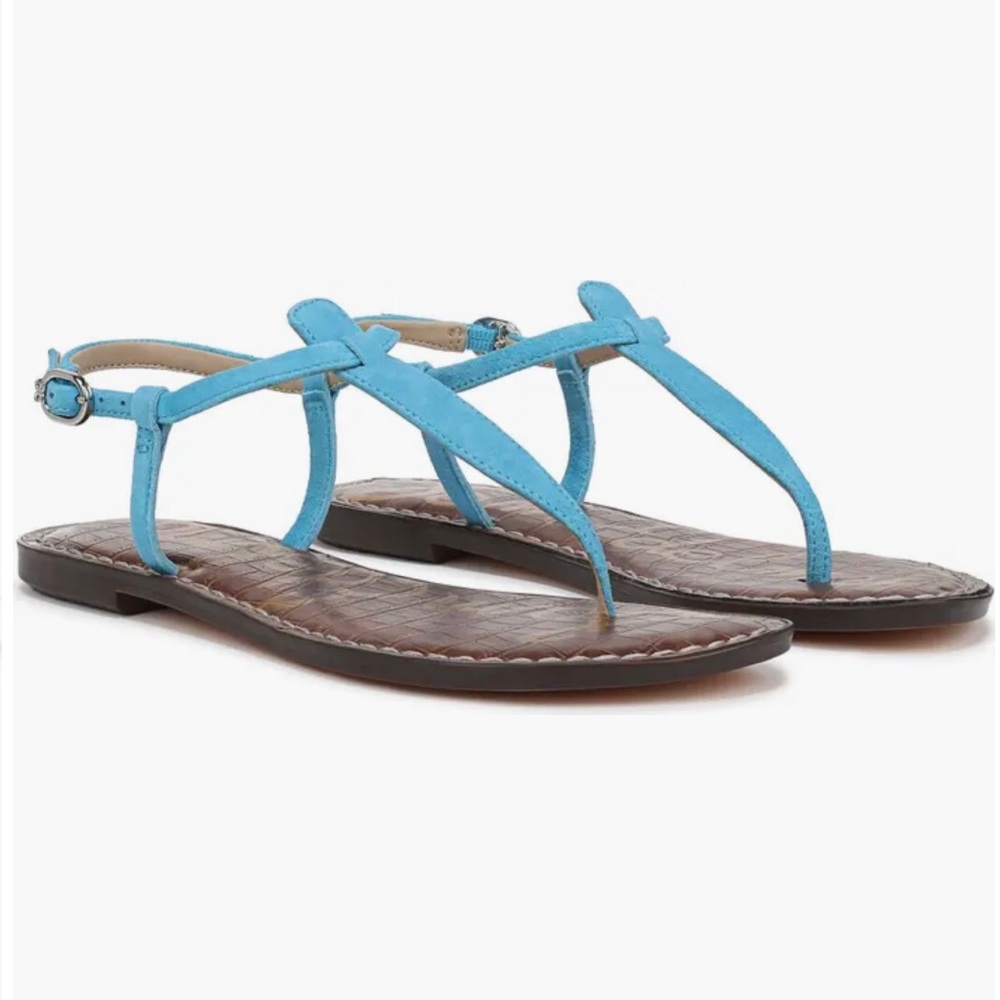 SAM EDELMAN GiGi Aqua Azure Sandals for Women 9.5 summer special events dressy